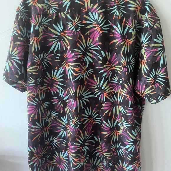 Molokai Retro Leaves Button Down Shirt Men’s Size XXL - Picture 2 of 8